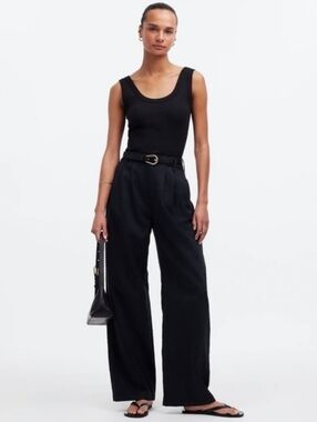 NWT Madewell Harlow Pants In Black